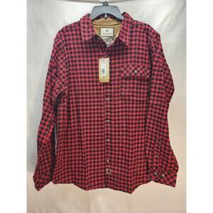 Legendary Whitetails Flannel Mini Buffalo Check Mens Size Large Lumberjack